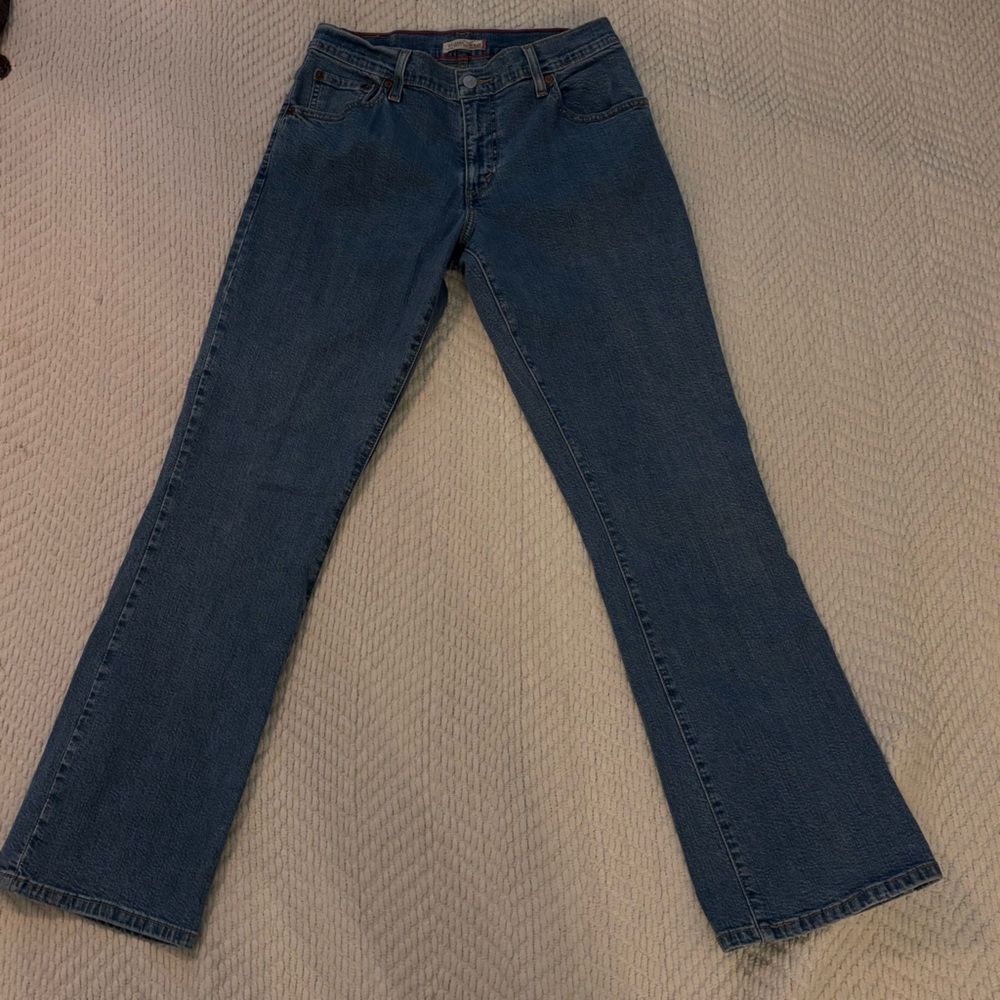 Levi's 550 Blue Flare Boot cut Jeans Size 8